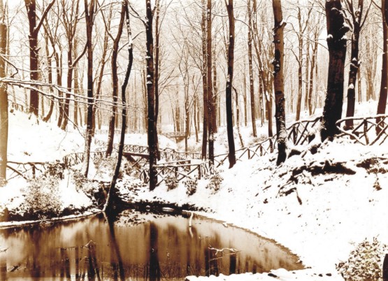 Winter 1915 Das vorhergehende Postkartenmotiv auf einem privaten Foto im Winter 1915. © Günter Hermanns